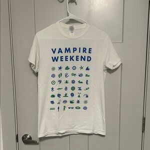 Vampire Weekend White Graphic T-Shirt